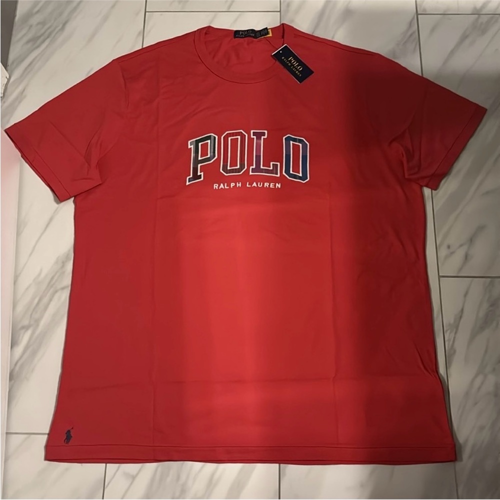 Men’s Polo Ralph Lauren Big and Tall Multicolor Logo T-Shirt